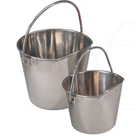 Proselect ZT644 01 Stainless Steel Flat Sided Pail 32oz